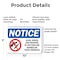 Signmission Guns Knives Weapons Banned On These Premises, 10 in W x Rectangle, Plastic OS-2PACK-NS-P-710-L-15758 - alternate 7